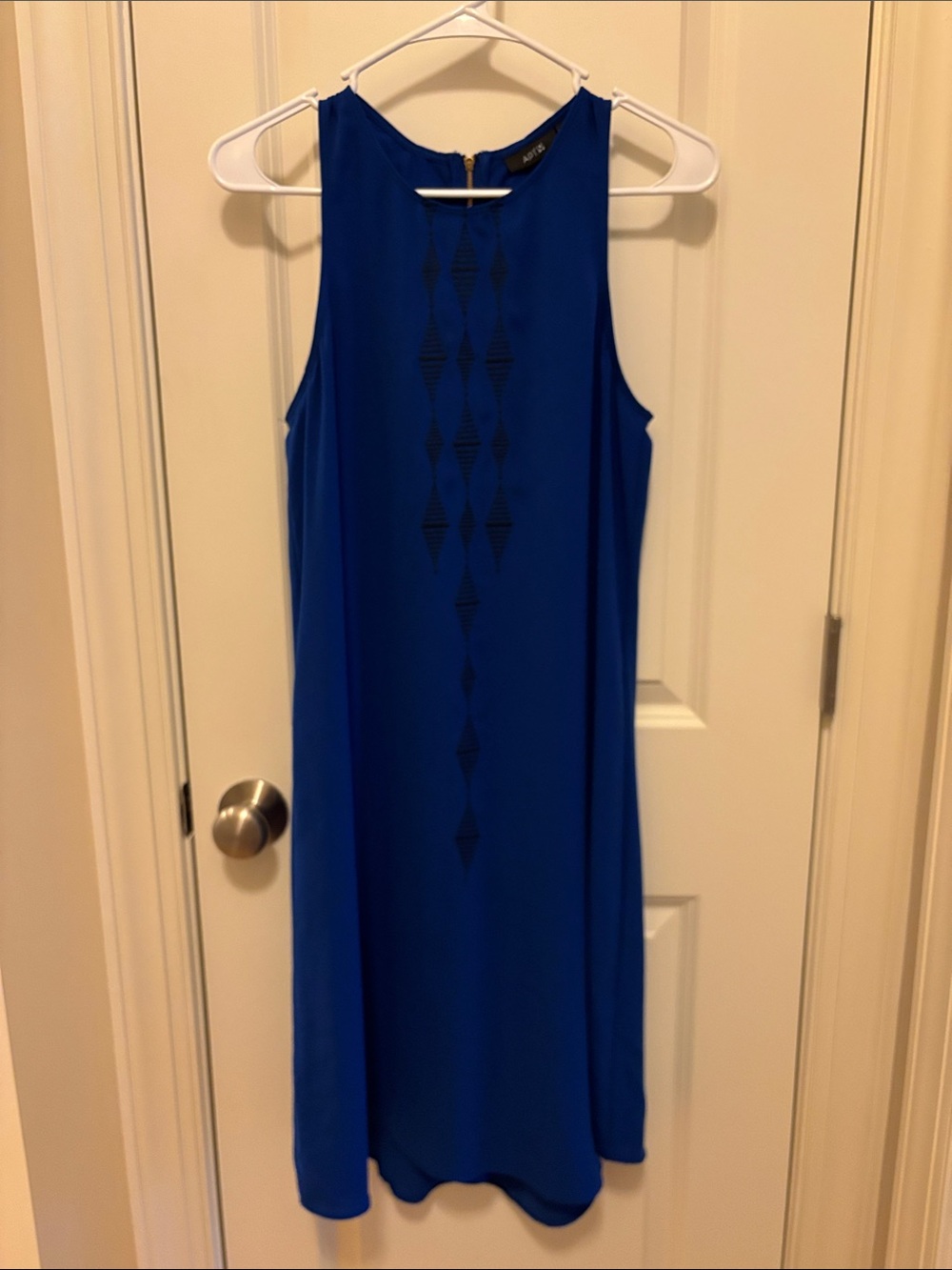 Apt. 9 Cobalt Blue Sleeveless Midi Shift Dress